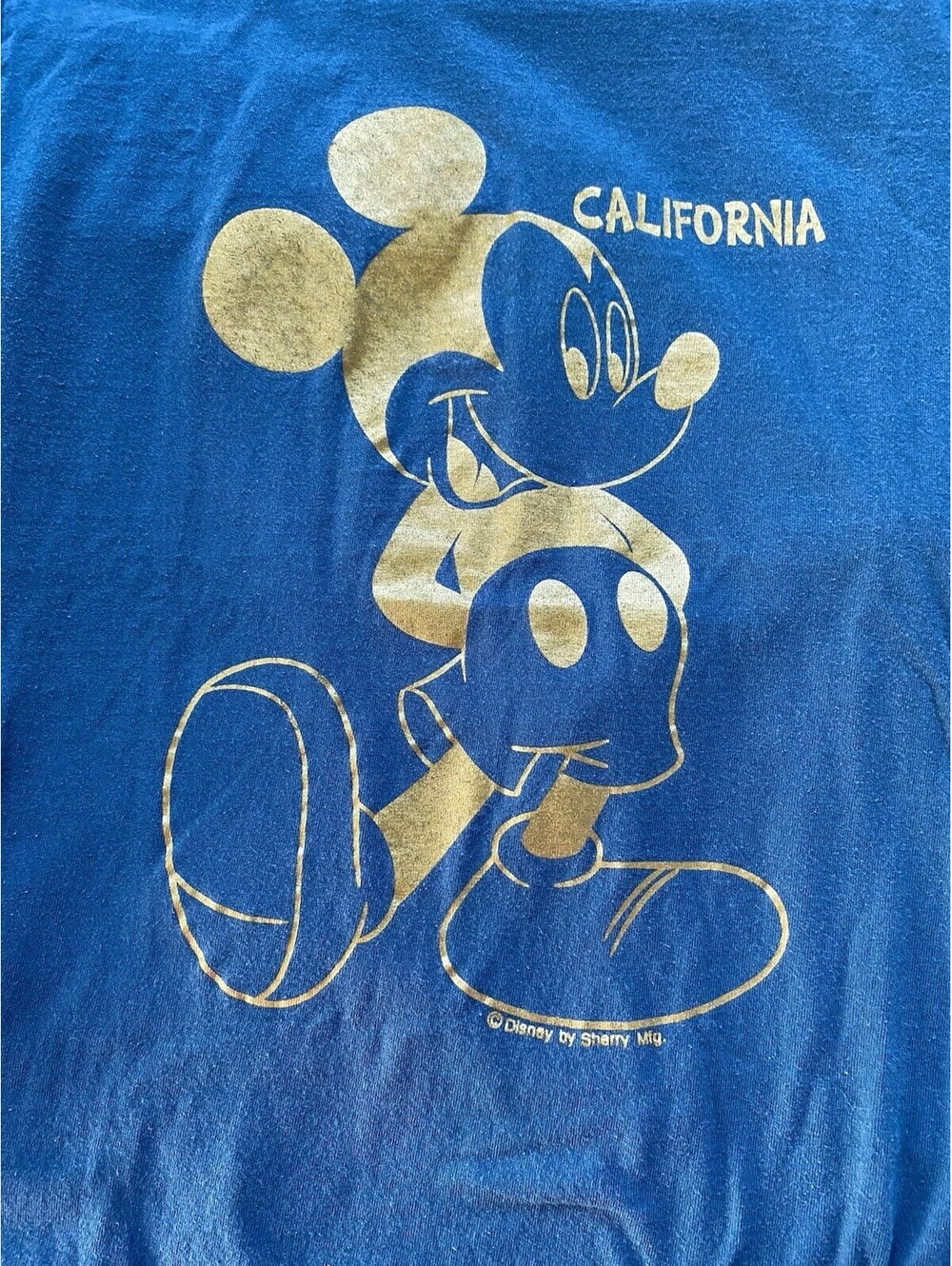 Walt Disney World 50th Anniversary Iridescent Blue/Green Gold Size Small Adult